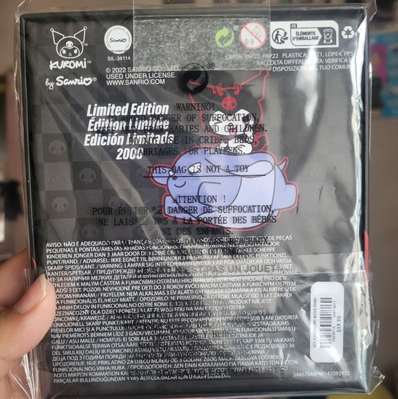 Kuromi Loungefly Moveable Pin - Picture 4 of 4